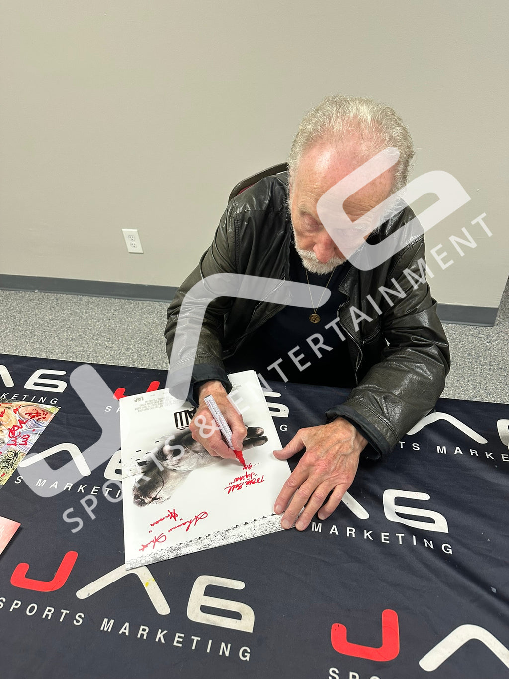 Tobin Bell autographed signed inscribed 11x14 Saw Jigsaw JSA COA