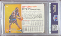 Larry Johnson auto 1997 NBA Hoops #227 card New York Knicks PSA Encapsulated