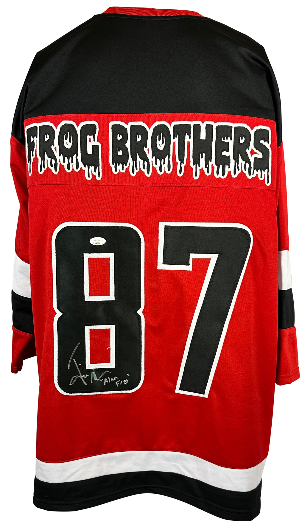 Jamison Newlander signed inscribed jersey Alan Frog JSA COA The Lost Boys