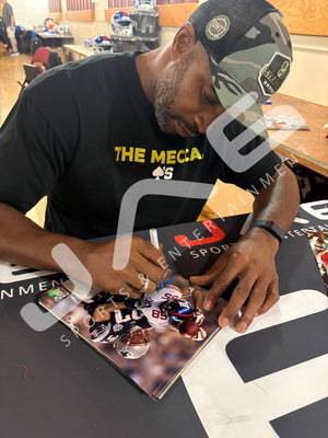 David Tyree autographed signed inscribed 8x10 photo NFL New York Giants JSA COA