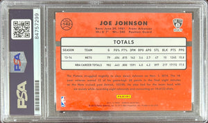 Joe Johnson auto 2015 Donruss #142 card Brooklyn Nets PSA Encapsulated