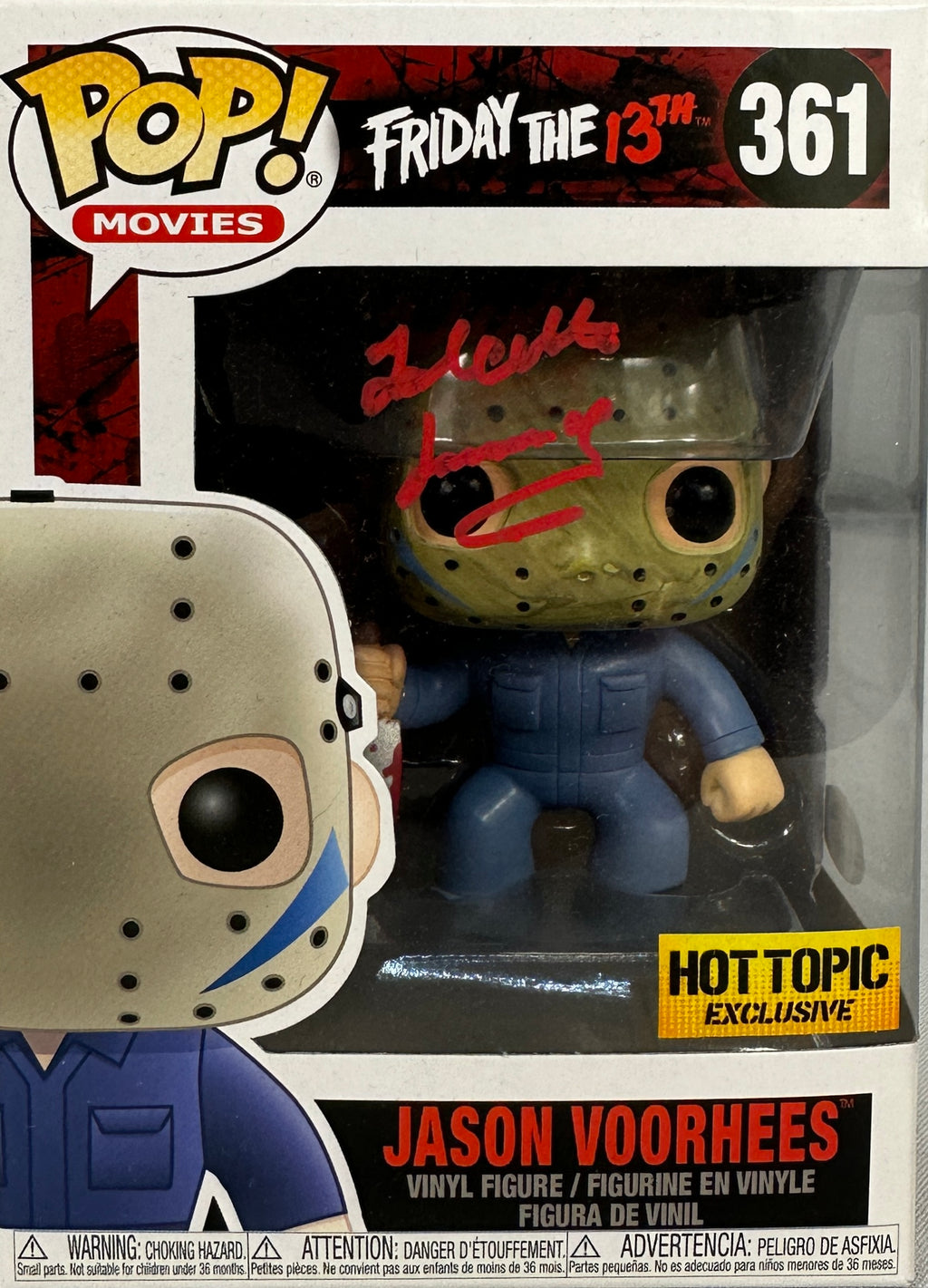 Ted White autographed signed inscribed Funko #361 Friday The 13th PSA COA Jason