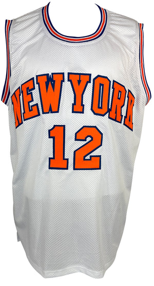 Dick Barnett autographed signed jersey NBA New York Knicks JSA COA