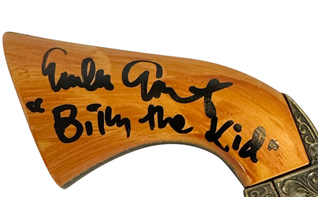 Emilio Estevez autographed signed inscribed toy gun Young Guns JSA Billy The Kid