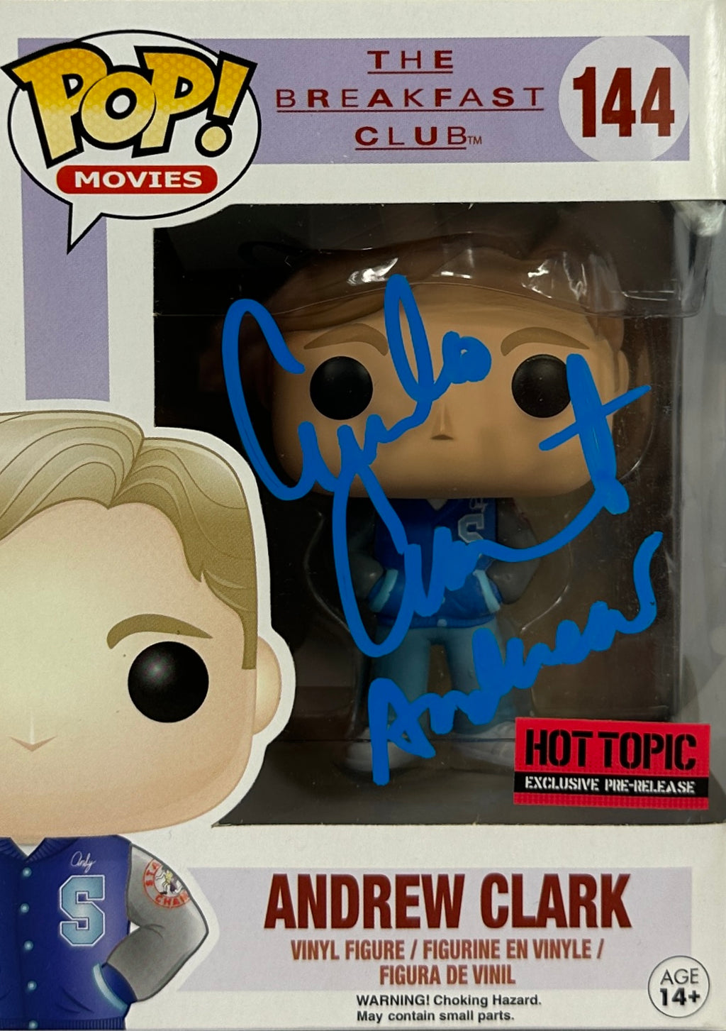 Emilio Estevez autographed signed inscribed Funko Pop JSA COA The Breakfast Club