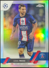 Lionel Messi Topps Chrome Silver #1 2023 UEFA PSG