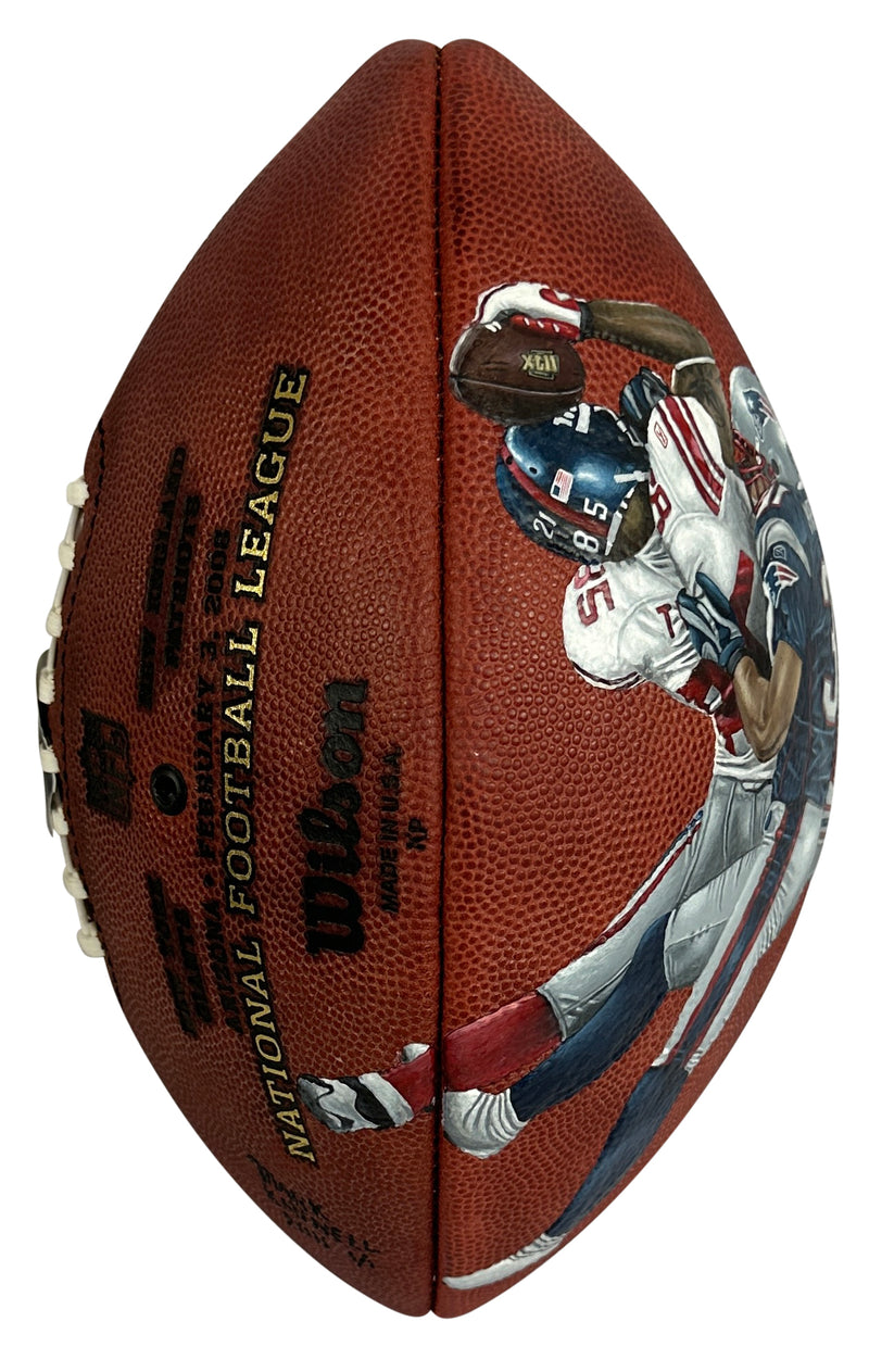 David Tyree autographed signed inscribed painted football NFL New York Giants