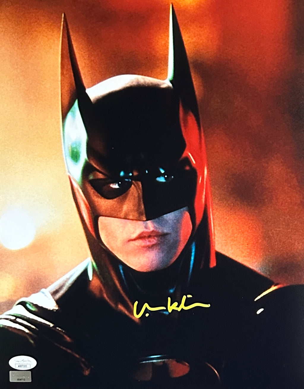 Val Kilmer autographed signed 11x14 photo Batman Forever JSA COA Top Gun