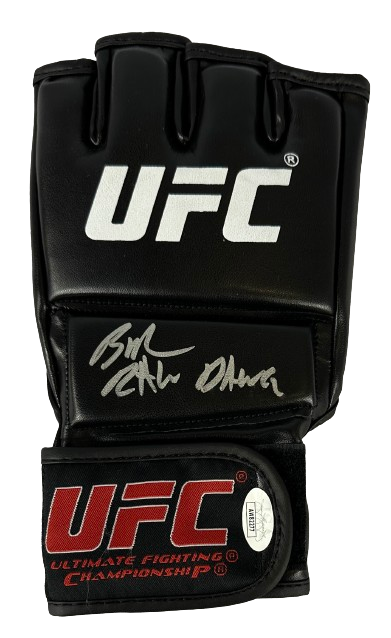 Brandon Royval autographed signed inscribed glove UFC COA JSA Raw Brandon Royval autographed signed inscribed glove UFC COA JSA Raw
