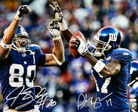 Shockey & Burres autographed signed 16x20 NFL New York Giants JSA PSA COA