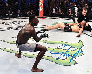 Israel Adesanya autographed signed 16x20 photo UFC JSA COA Style Bender