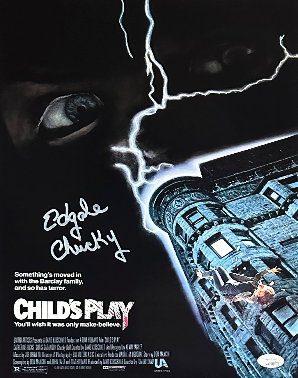 Ed Gale autographed signed inscribed 11x14 photo Child's Play JSA COA Chucky