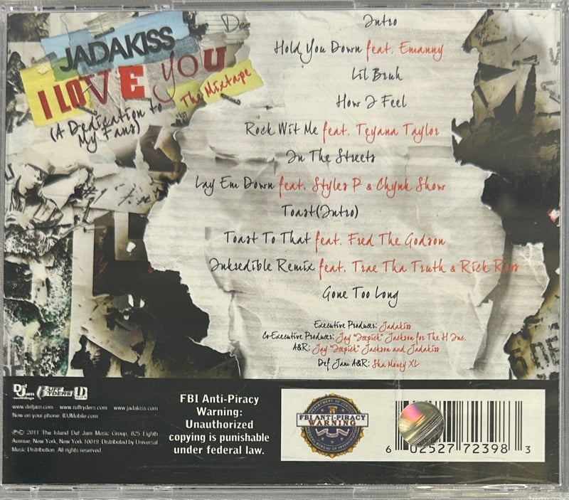 Jadakiss autographed signed CD I Love You JSA COA Jason Philips