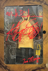 Burnham, Morga Bryniarski signed NECA figure JSA COA Texas Chainsaw Massacre