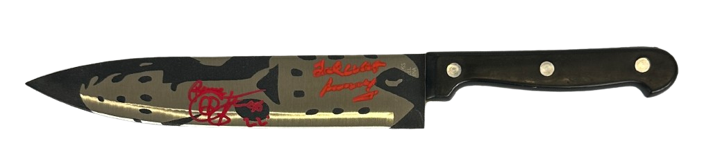 Feldman & White autographed signed inscribed knife Halloween Michael Myers JSA
