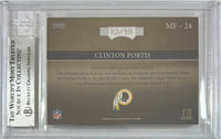 Clinton Portis auto signed Donruss 2005 #23/50 Washington Commanders BAS