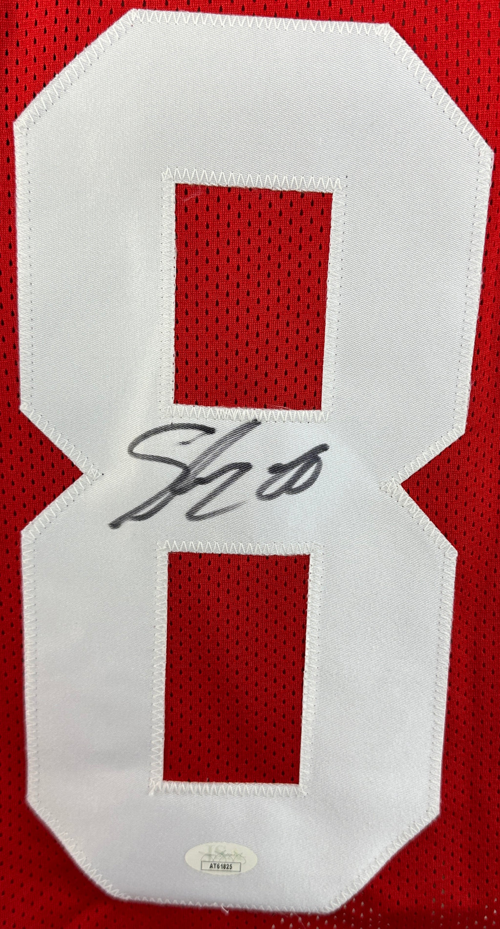Jeremy Shockey autographed signed pro style jersey JSA COA