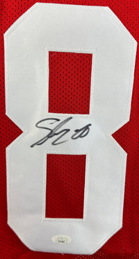 Jeremy Shockey autographed signed pro style jersey JSA COA