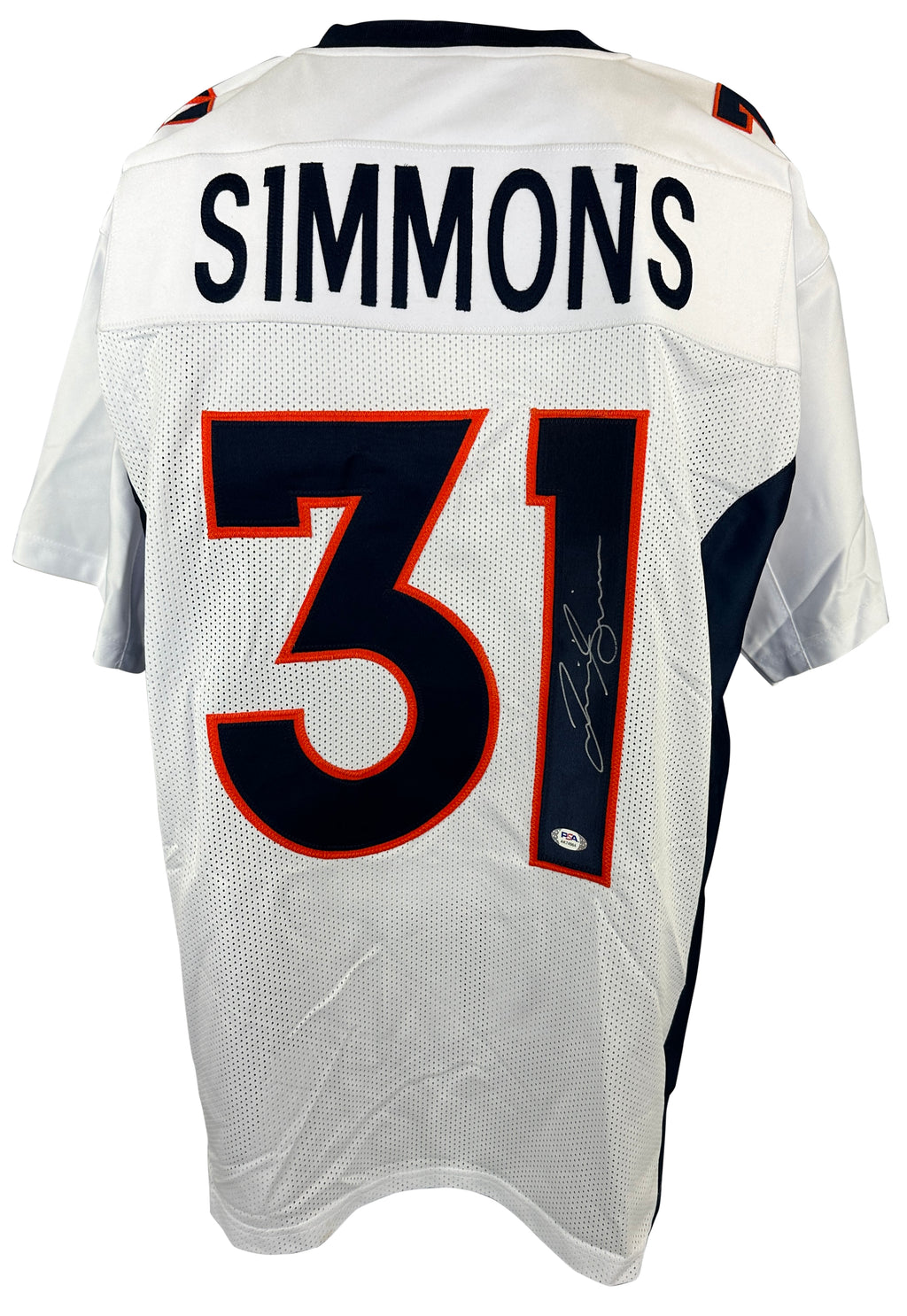 Justin Simmons autographed signed jersey pro style PSA COA