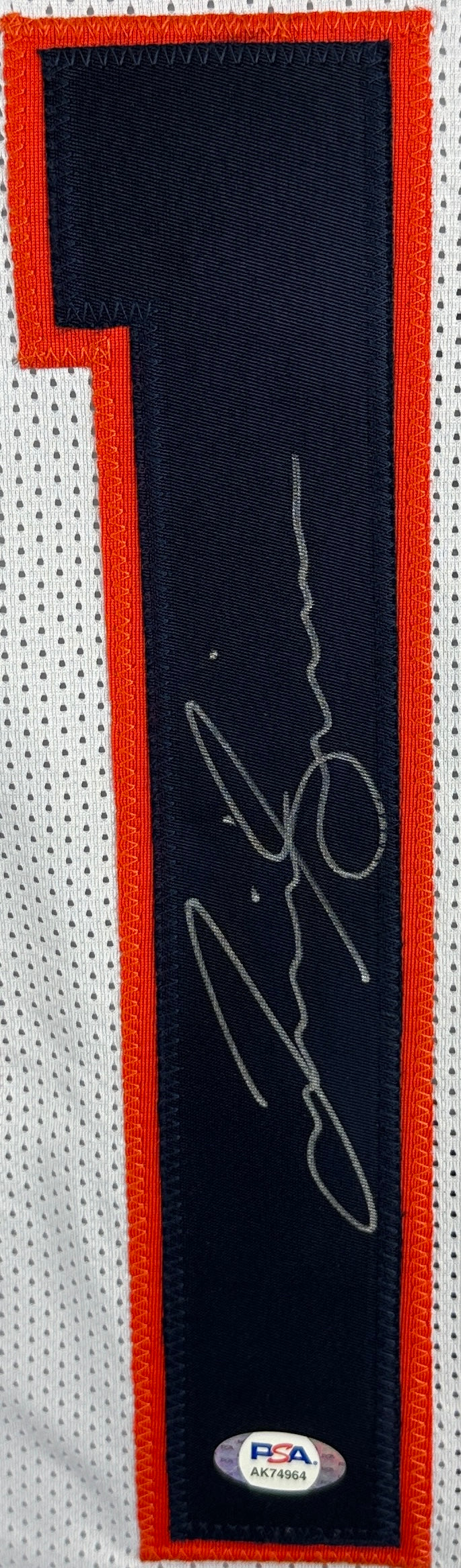 Justin Simmons autographed signed jersey pro style PSA COA