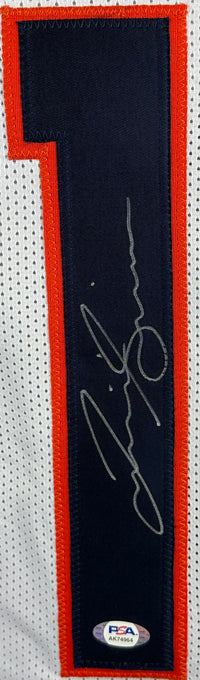 Justin Simmons autographed signed jersey pro style PSA COA