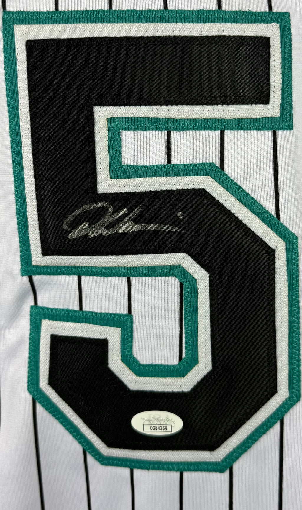 DONTRELLE WILLIS AUTOGRAPHED SIGNED CUSTOM WHITE PRO STYLE JERSEY JSA COA