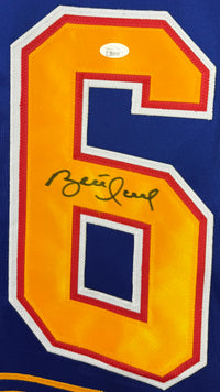 BRETT HULL AUTOGRAPHED SIGNED CUSTOM BLUE PRO STYLE JERSEY JSA COA