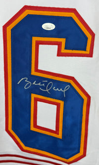 BRETT HULL AUTOGRAPHED SIGNED CUSTOM WHITE PRO STYLE JERSEY JSA COA