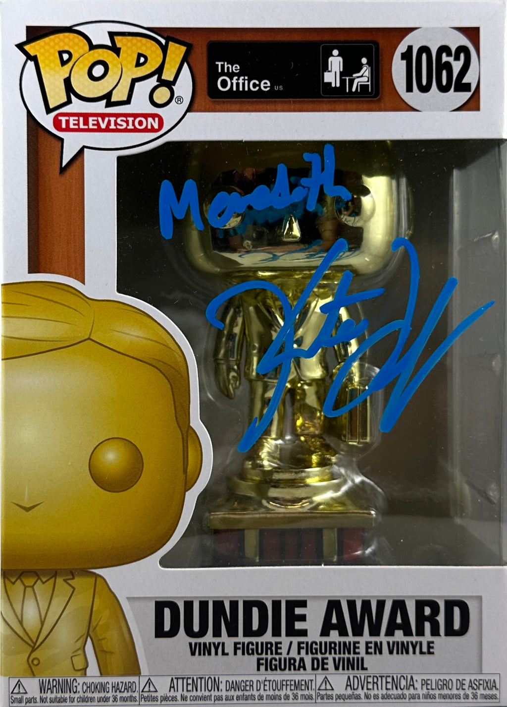 Kate Flannery autographed signed inscribed Funko Pop The Office JSA COA Meredith