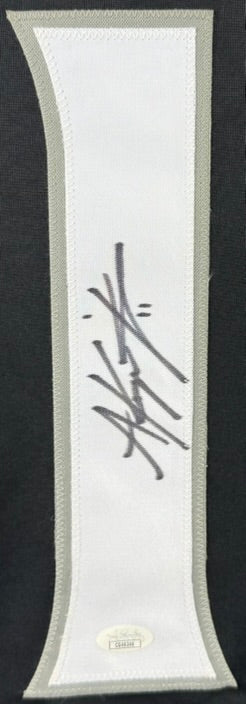 ANZE KOPITAR AUTOGRAPHED SIGNED CUSTOM BLACK PRO STYLE JERSEY JSA COA
