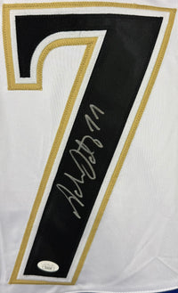 ADAM OATES AUTOGRAPHED SIGNED CUSTOM WHITE PRO STYLE JERSEY JSA COA