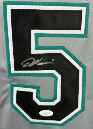 DONTRELLE WILLIS AUTOGRAPHED SIGNED CUSTOM GREY PRO STYLE JERSEY JSA COA