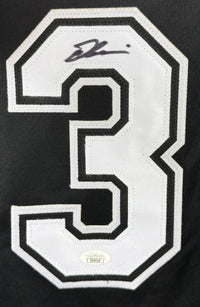 DONTRELLE WILLIS AUTOGRAPHED SIGNED CUSTOM BLACK PRO STYLE JERSEY JSA COA