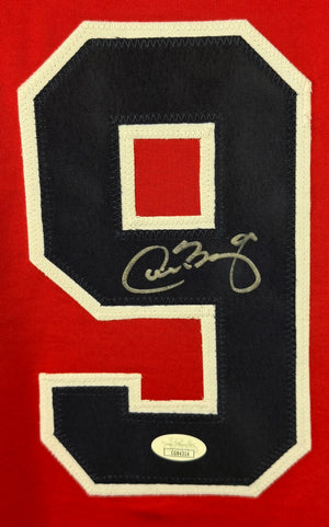 CARLOS BAERGA AUTOGRAPHED SIGNED CUSTOM PRO RED STYLE JERSEY JSA COA
