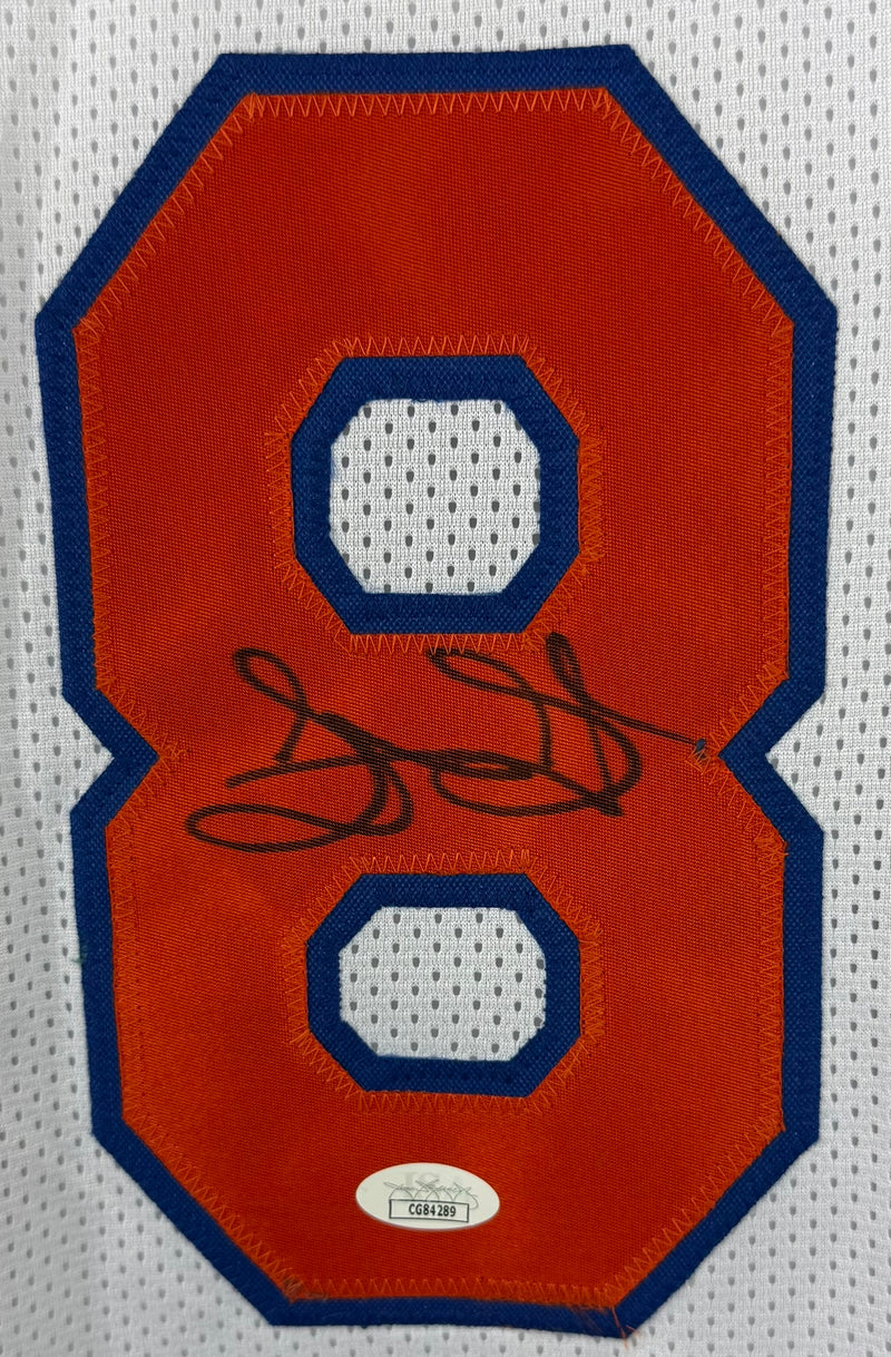 LATRELL SPREWELL AUTOGRAPHED SIGNED CUSTOM WHITE PRO STYLE JERSEY JSA COA