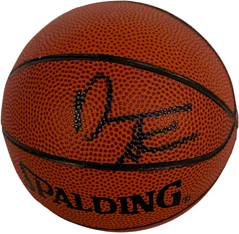Damon Stoudamire signed authentic mini basketball Portland Trail Blazers PSA COA