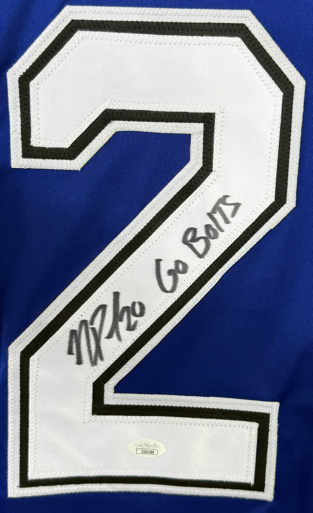 NICK PAUL AUTOGRAPHED SIGNED INSCRIBED CUSTOM BLUE PRO STYLE JERSEY JSA COA