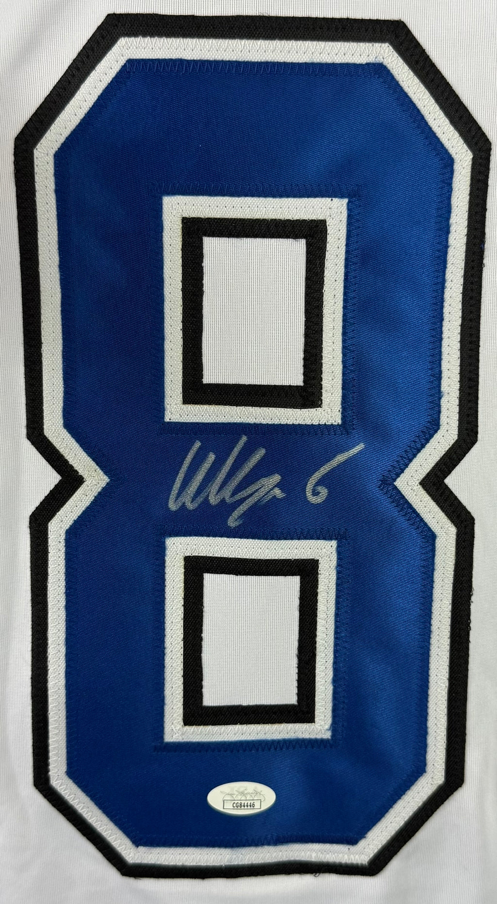 NIKITA KUCHEROV AUTOOGRAPHED SIGNED INSCRIBED CUSTOM WHITE PRO STYLE JERSEY JSA COA