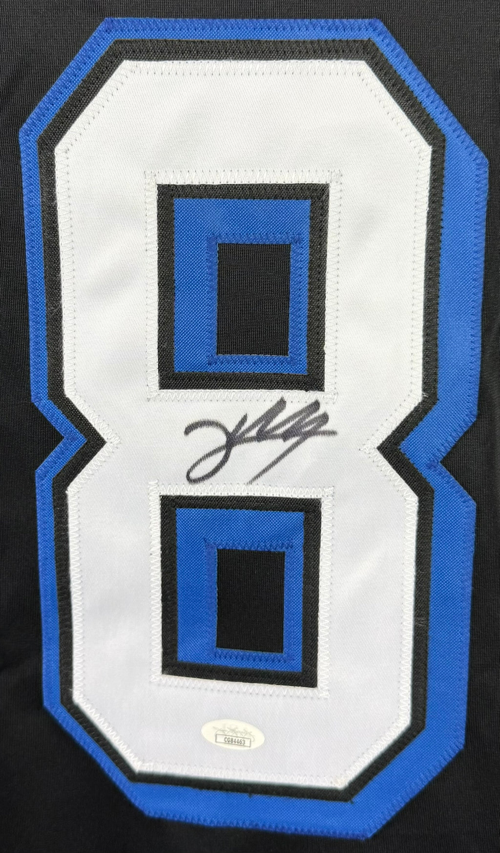 EMIL LILLEBERG AUTOGRAPHED SIGNED CUSTOM BLACK PRO STYLE JERSEY JSA COA