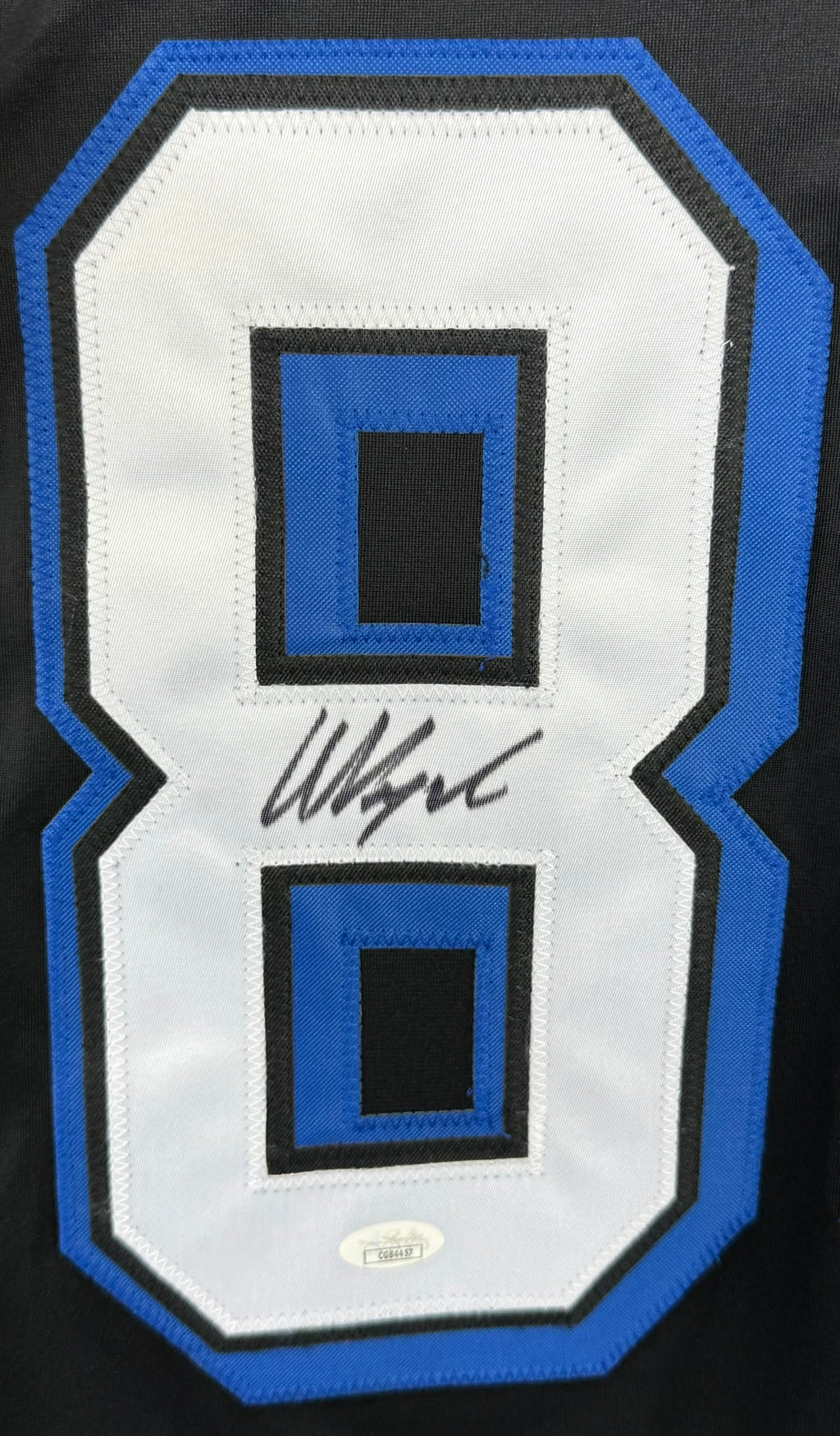 NIKITA KUCHEROV AUTOOGRAPHED SIGNED INSCRIBED CUSTOM BLACK PRO STYLE JERSEY JSA COA