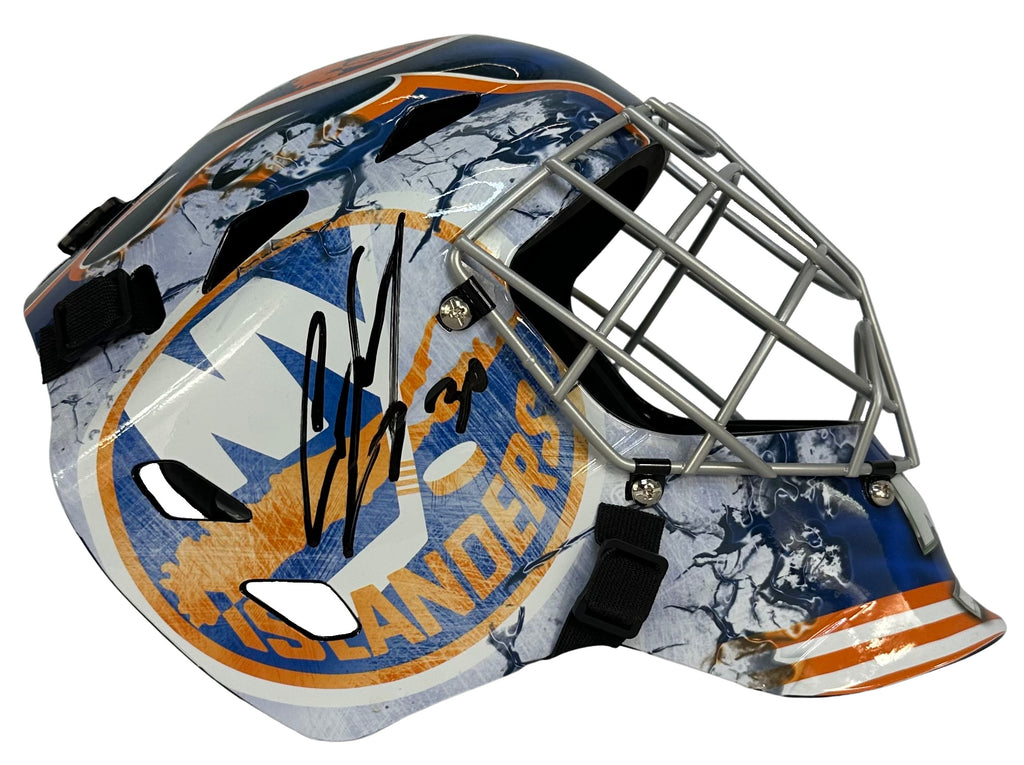 Ilya Sorokin autographed signed full size mask NHL New York Islanders JSA