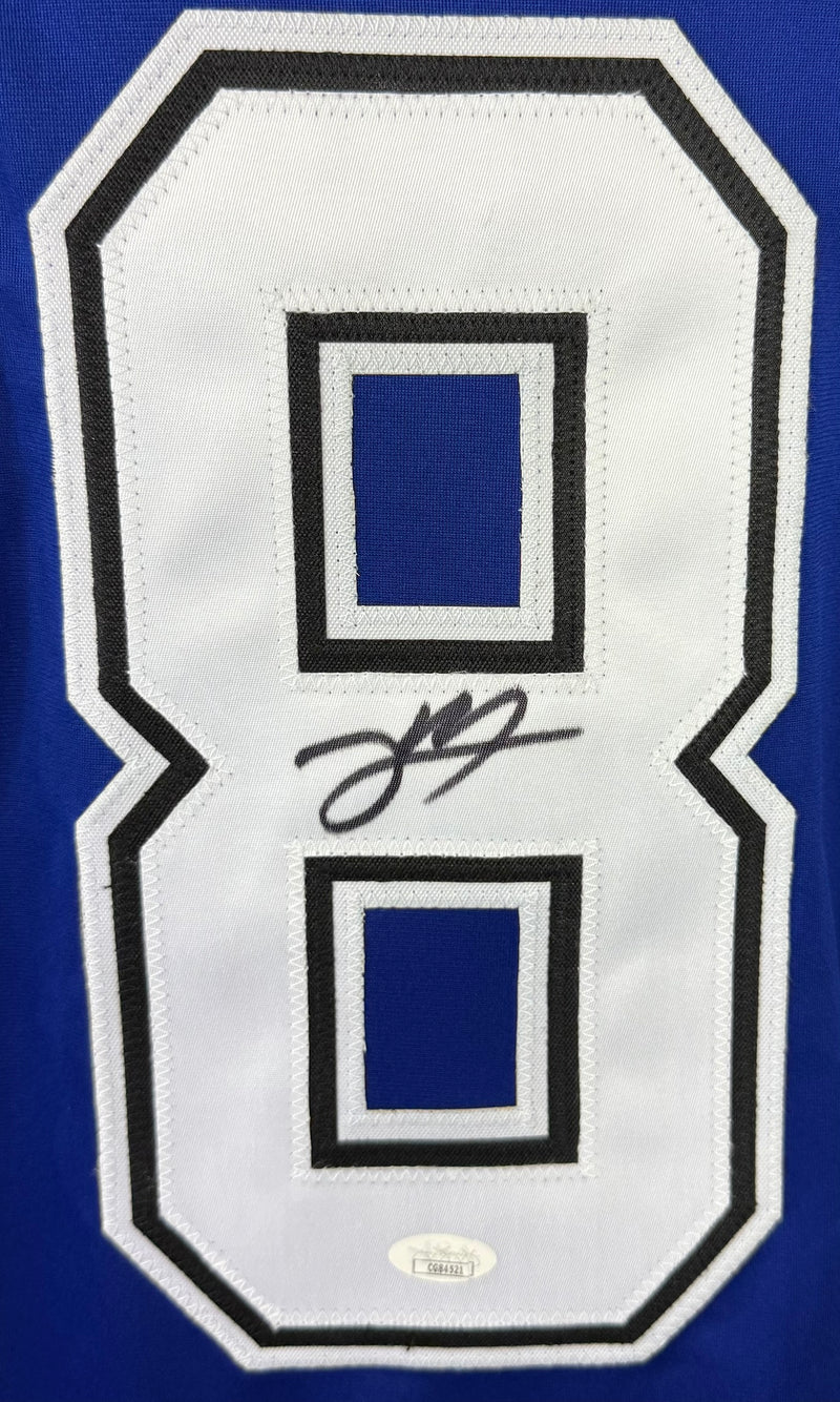 EMIL LILLEBERG AUTOGRAPHED SIGNED CUSTOM BLUE PRO STYLE JERSEY JSA COA
