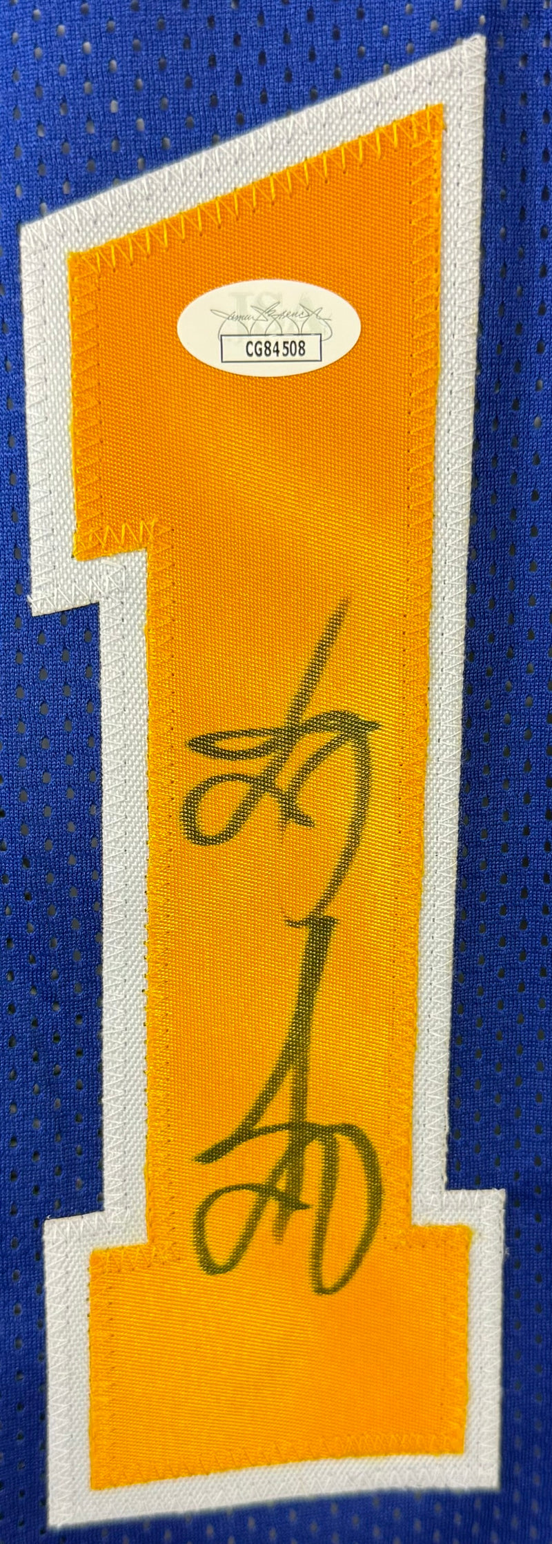 LATRELL SPREWELL AUTOGRAPHED SIGNED CUSTOM BLUE PRO STYLE JERSEY JSA COA