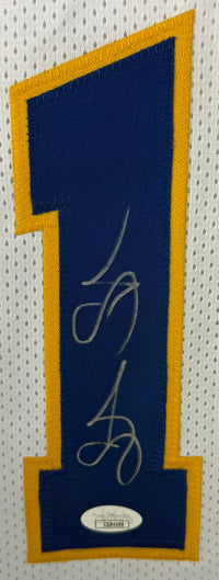 LATRELL SPREWELL AUTOGRAPHED SIGNED CUSTOM WHITE PRO STYLE JERSEY JSA COA