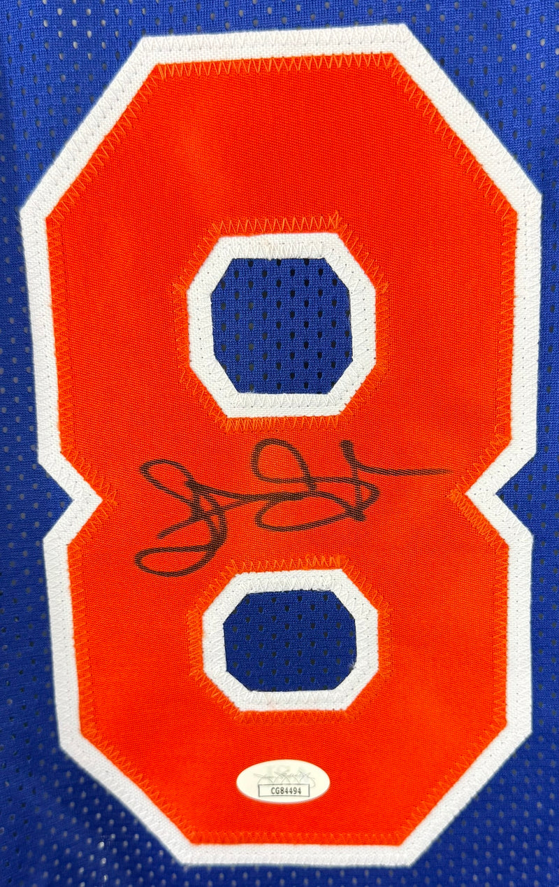 LATRELL SPREWELL AUTOGRAPHED SIGNED CUSTOM BLUE PRO STYLE JERSEY JSA COA