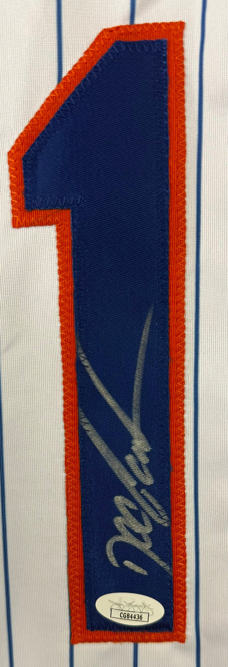 DOC GOODEN AUTOGRAPHED SIGNED CUSTOM WHITE PRO STYLE JERSEY JSA COA