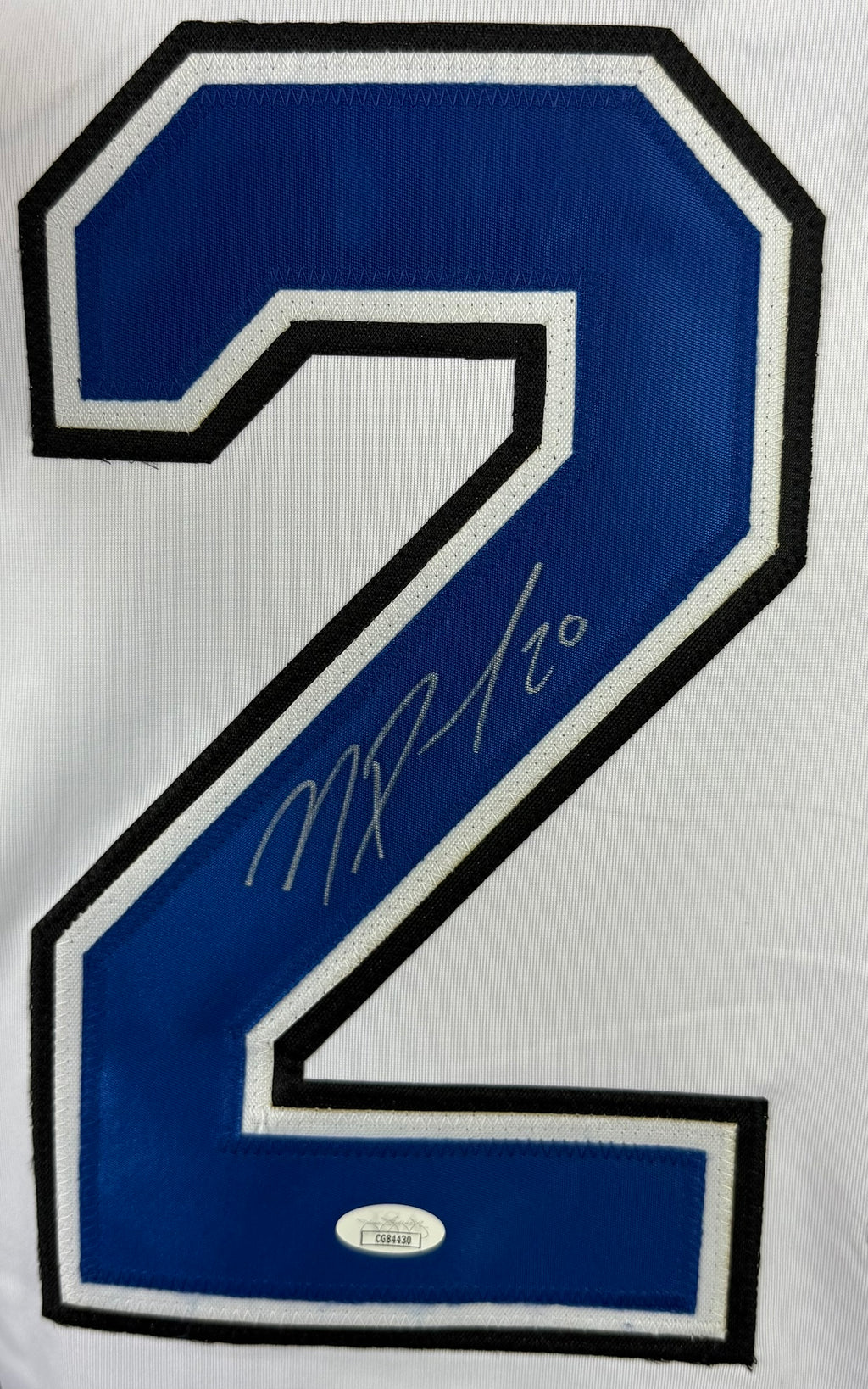 NICK PAUL AUTOGRAPHED SIGNED CUSTOM WHITE PRO STYLE JERSEY JSA COA