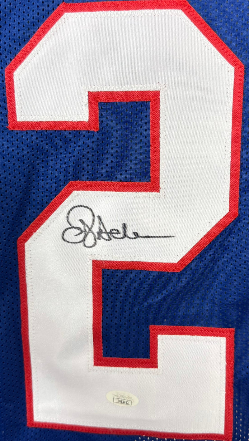 OJ ANDERSON AUTOGRAPHED SIGNED CUSTOM BLUE PRO STYLE JERSEY JSA COA