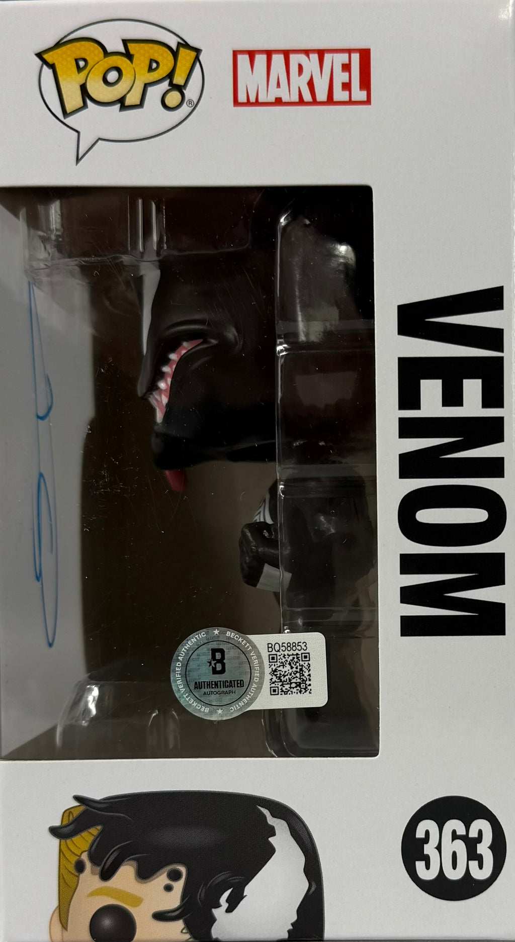 Tom Hardy autographed signed Funko Pop #363 Venom BAS