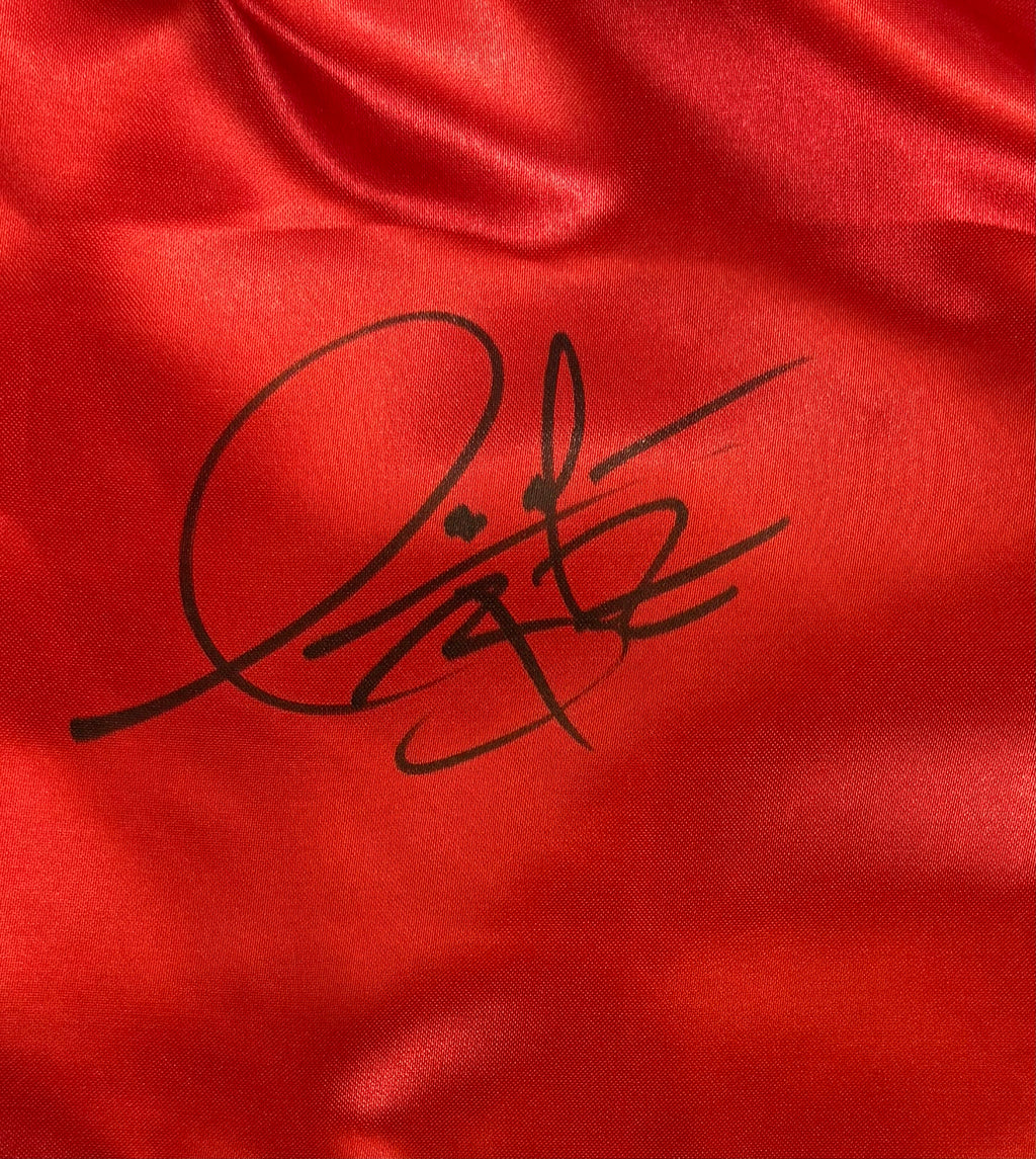 Deontay Wilder autographed signed boxing trunks WBC BAS